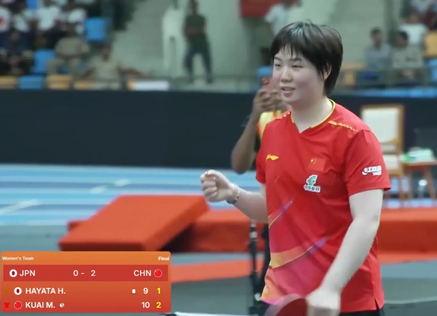 是中日在决, 紧咬在一起, 单的特殊变 是中日在决, 紧咬在一起, 单的特殊变